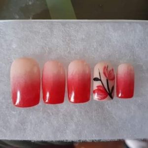 Floral Ombre Press Ons